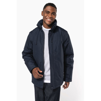 Men's removable-sleeve jacket